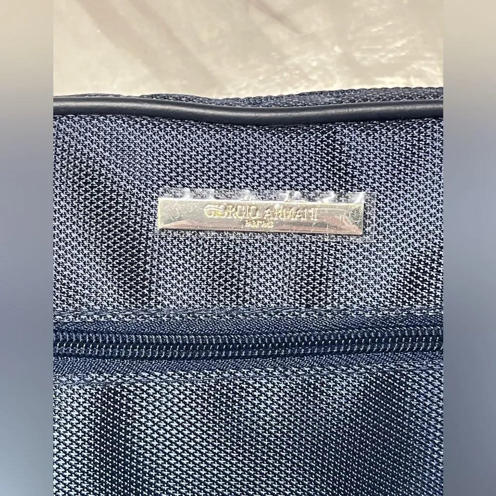NWOT Giorgio‎ Armani | Navy Blue Small Cosmetics Bag